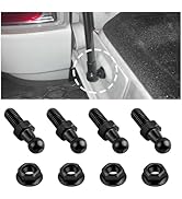 4PCS 10mm Ball Stud with Hardware Nuts,Carbon Steel Gas Spring Strut Studs 5/16-18 Thread x 3/5" ...
