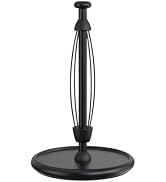VEHHE Paper Towel Holder Countertop with Weighted Base, One-Handed Tear Paper Towel Holder with D...