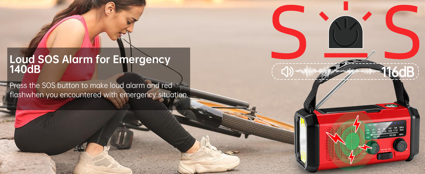 solar radio flashlight cell phone charger