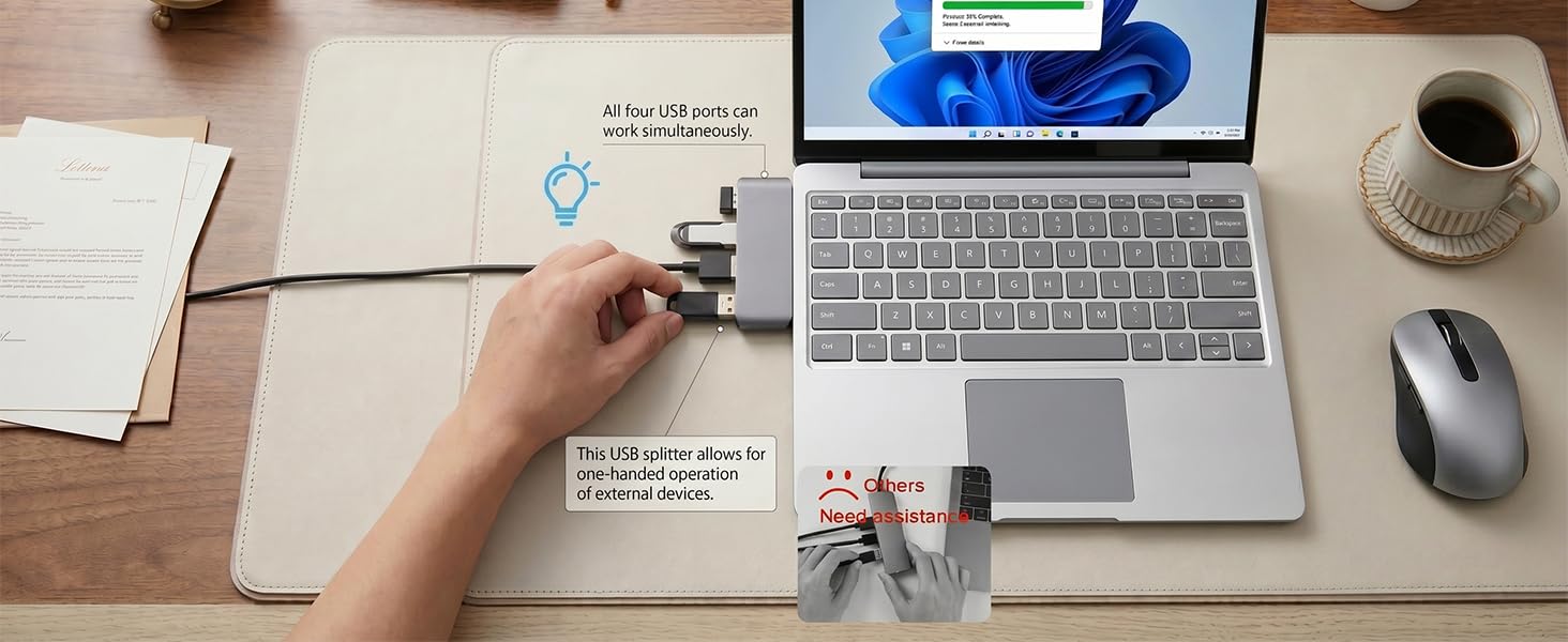 one handed