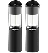 GATGOODS Electric Salt and Pepper Grinder Set (Black)