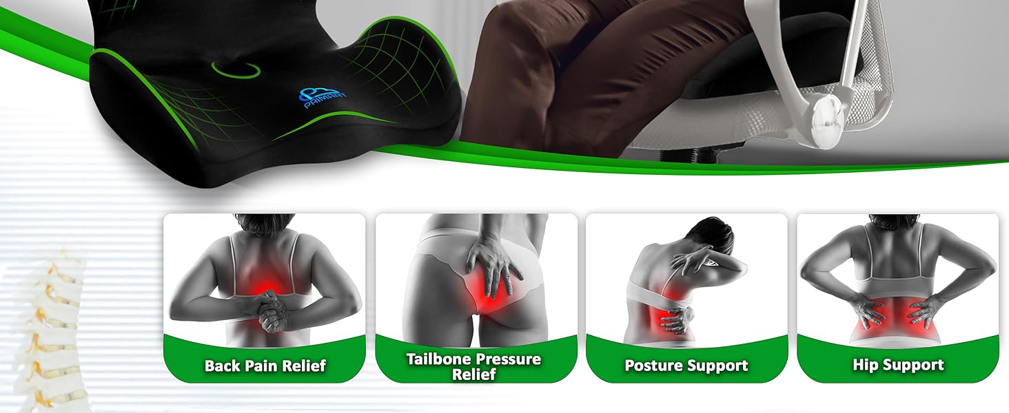 Full Back Support Seat Cushion