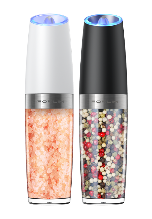 Gravity Electric Salt and Pepper Grinder Set