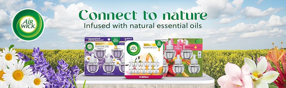 CONNECT TO NATURE INFUSED WITH NATURAL ESSENTIAL OILS