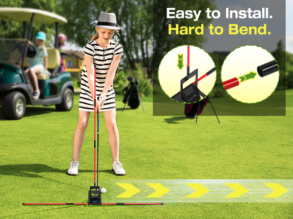 golf alignment sticks
