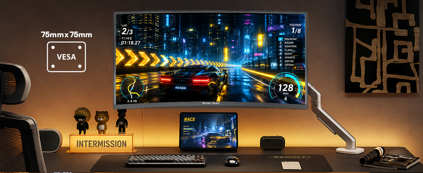 27 inch curved gaming monitor vesa