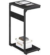 Vovonusy C-Shaped End Tables, Small Couch Side Table, Sofa Table for Living Room, Bedroom, Bedsid...