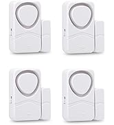 Wsdcam Door and Window Alarms for Home Security, 110dB Magnetic Sensor Alarm, Pool Door Alarm for...