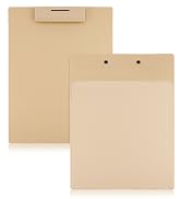 GAUENEEN Plastic Clipboard with Pocket, A4 Letter Size Clipboard for Students, Teachers, Doctors,...