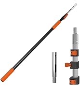 SISIUPASSIE 20FT Telescopic Pool Pole, Heavy Duty Swimming Pool Pole Adjustable Length, Aluminium...
