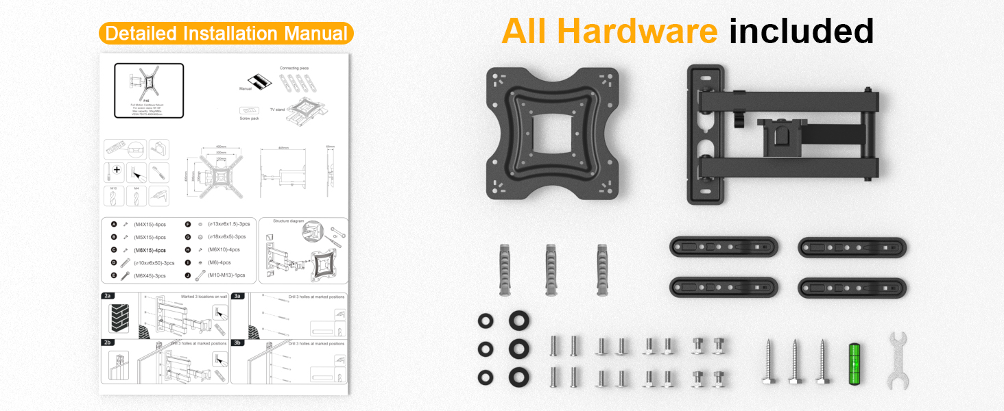 200x200 vesa wall mount