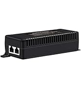 Ztyuav 2.5G PoE++ Injector 60W Non-PoE to PoE Adapter with 2 RJ-45 Ports - 100/1000/2500Mbps, IEE...