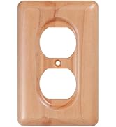 YDJSA Elegant Maple Wood Outlet Covers Decorative Wood Outlet Covers For Home Decor