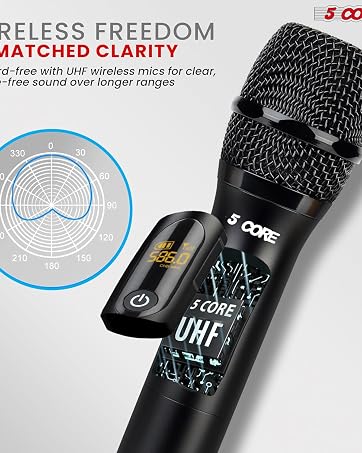5 Core Microphone Mic Clip Holder for Mic Stand Universal Adjustable with 5/8