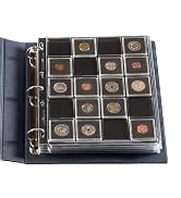 LIGHTHOUSE - Coin Album Set with ENCAP 5 Pages for Quadrum Snaplocks, Fits 100 2"x2" Coin Holders...
