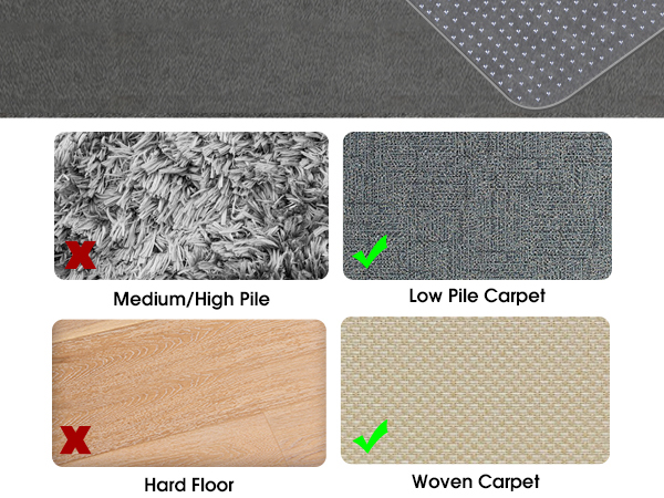 Office Chair Mat for Carpeted Floors