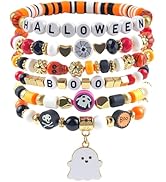 OHOME Halloween Costumes Woman 2025 - 6 Pack HALLOWEEN Bracelets | Halloween Party Favors Shirts ...