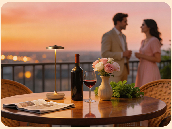 YIBEN LED Rechargeable portable Cordless Table Lamp