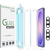 amFilm Auto-Alignment OneTouch for Samsung Galaxy S26 Ultra 6.9" Screen Protector + Camera Lens P...