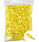 500 Pcs Yellow Electrical Wire Connectors - Wire Caps Screw Terminals - Twist Nuts Caps Connection