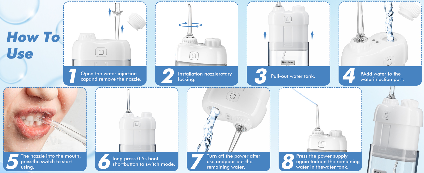 cordless water flosser