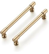 Ravinte 10 Pack 5 Inch Hole Center Solid Kitchen Cabinet Handles Champagne Bronze Dresser Pulls C...