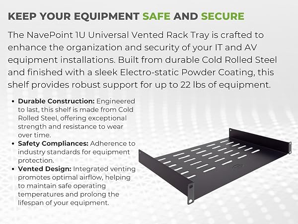 NavePoint Vetend Rack Tray