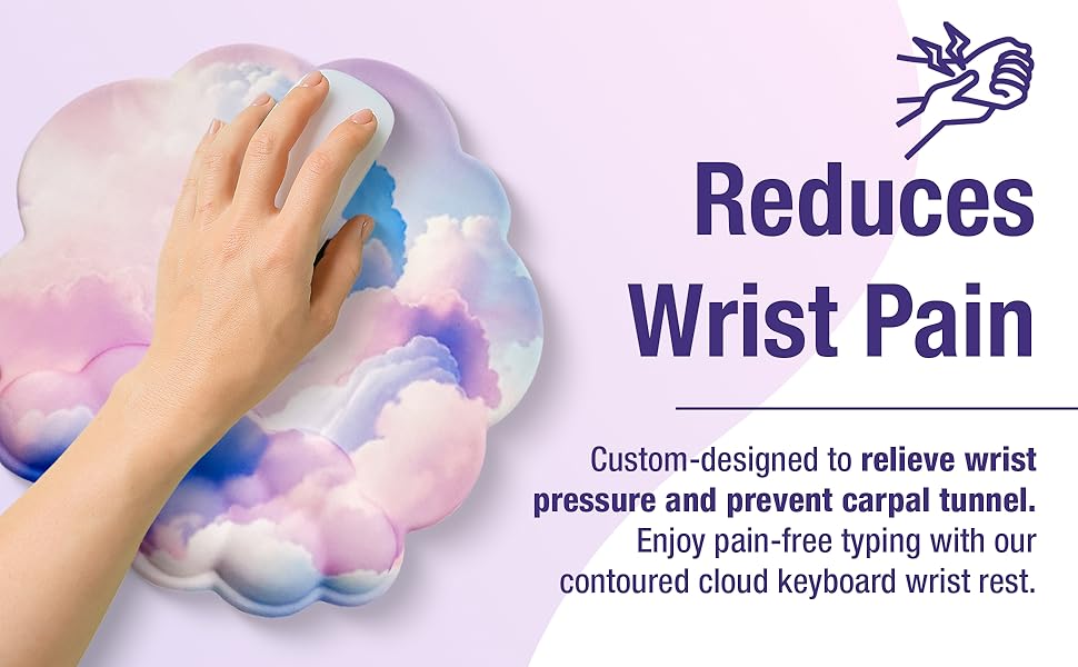 cloud wrist rest