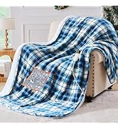 Heated Weighted Blanket for Adults Throw/Twin Size 13Lbs - 50"x60", 2-in-1 Electric Weighted Lap ...