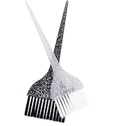 Colortrak Galaxy Glitter 2 Piece Hair Brush Set for Highlighting and Coloring Hair Sections, Incl...