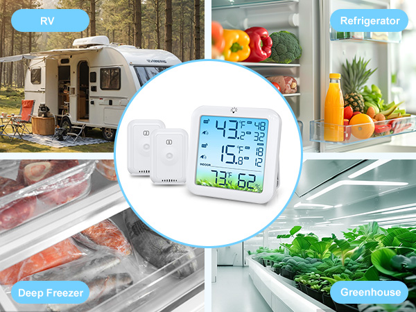 Freezer Thermometer with Alarm