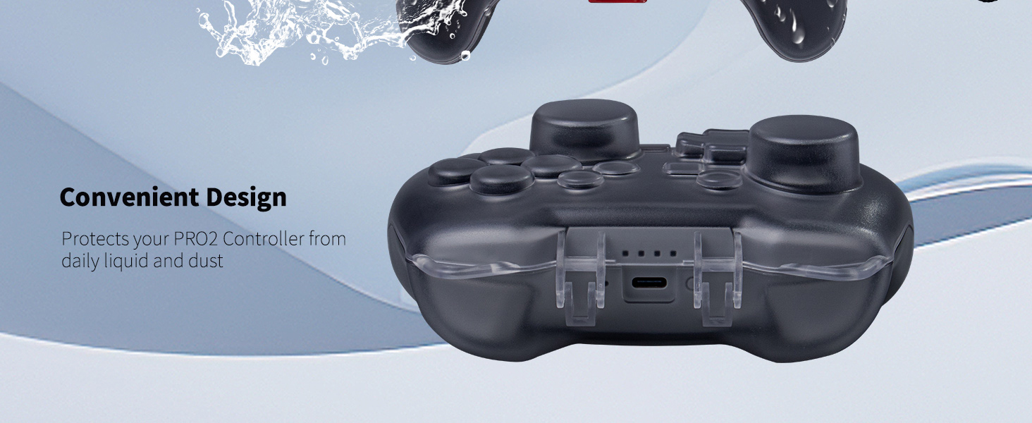 Clear Protective Case for Nintendo Switch 2 Pro Controller