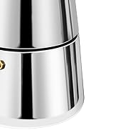 DITOSH 2 Cup 100 ml 3.3 oz Stovetop Espresso Maker Sainless Steel Moka Pot Espresso Maker Percola...
