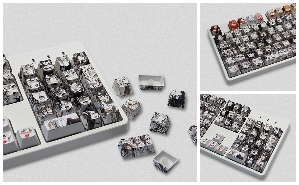 PBT Anime Keycaps
