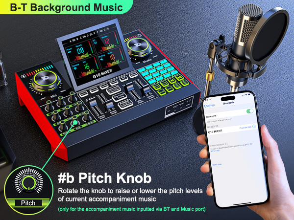music recording equipment