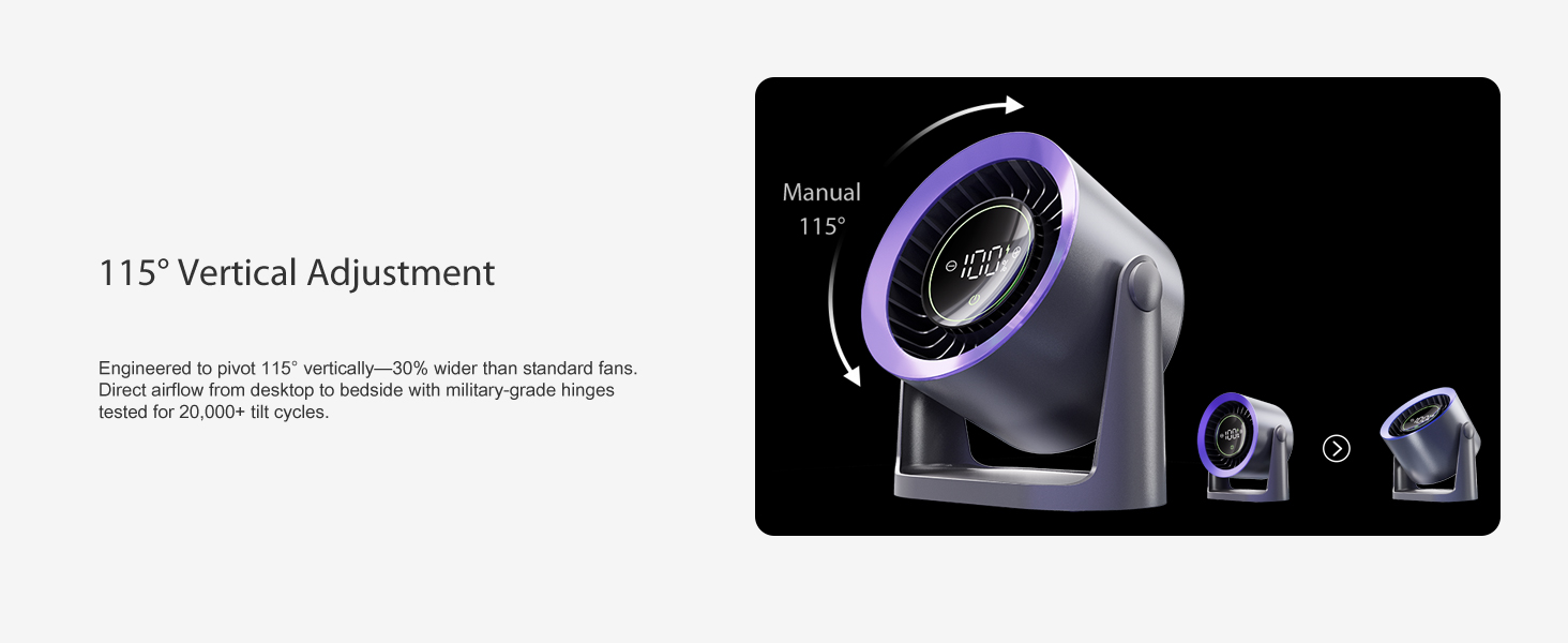 desk fans small quiet