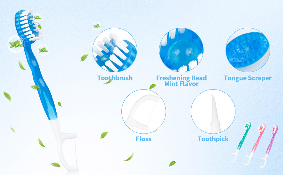 5 in 1 Tool Travel Toothbrush 