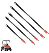 Drive-up Golf Cart Battery Cables Wiring Kit for Club Car Precedent 2008-up 8V Batteries(5Pcs)