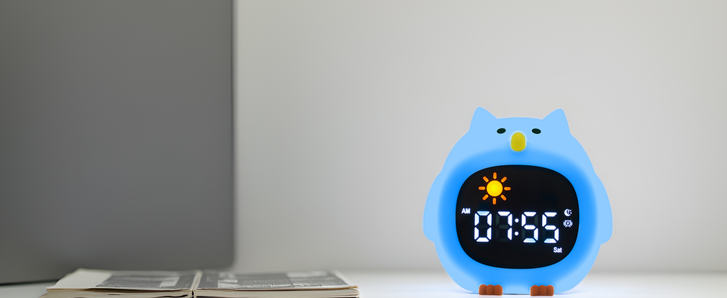owl sleep training clock