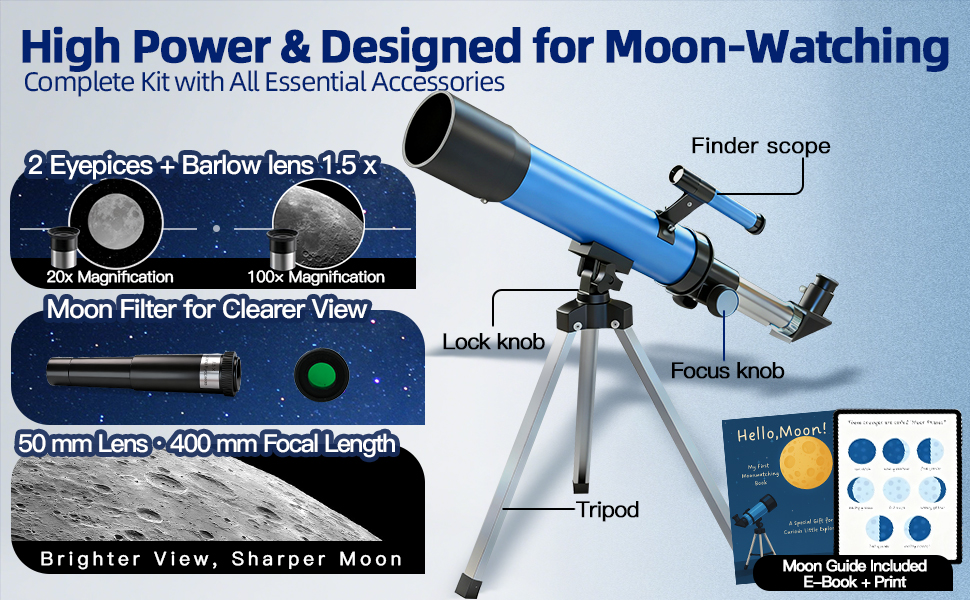 telescope kit for educational interactions