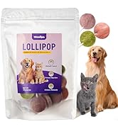Whiskopia Freeze-Dried Lollipop Dog &amp; Cat Treats, Interactive Crunchy Snacks for Indoor Kitten, 1...