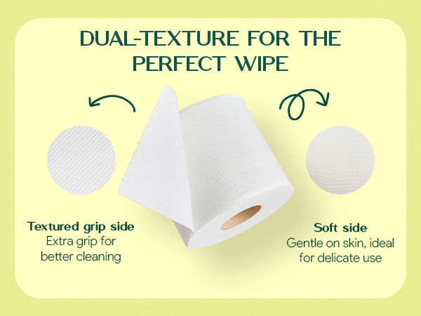 Dual Texture For The Perfect Wipe