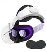 SUPERUS Head Strap &amp; Lens Cover Compatible with Oculus/Meta Quest 2 Accessories