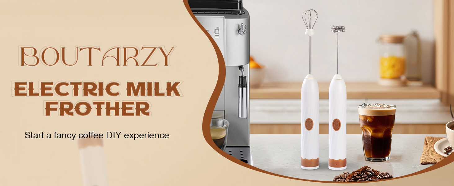 Milk mixing stick coffee mixer