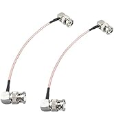 urcianow BNC Male Right Angle to 90 Degree BNC Male 6inch BNC Elbow Cable RG316 Coaxial Cable BNC...