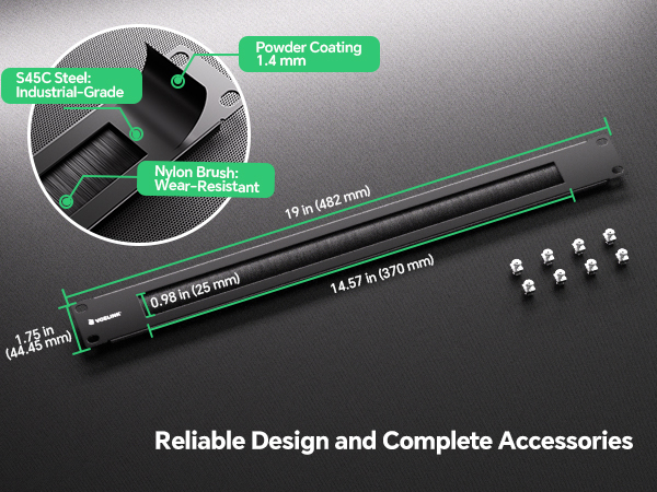 1U Cable Management