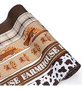 LaRibbons Fall Burlap Plaid Ribbon Wired 2 1/2