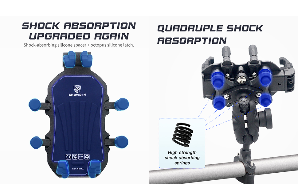 100% Shock Absorption Silicon Protection