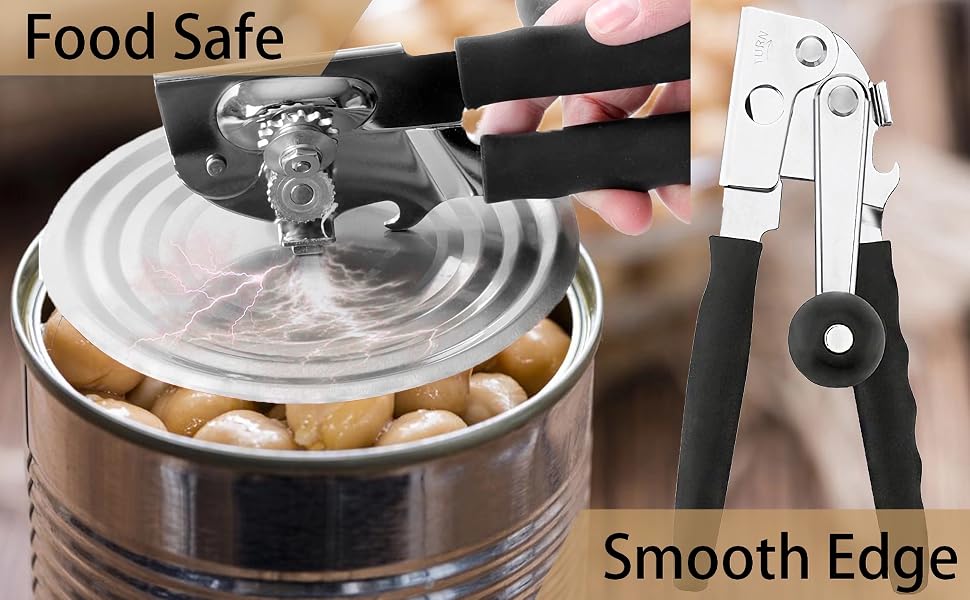 can opener manual smooth edge