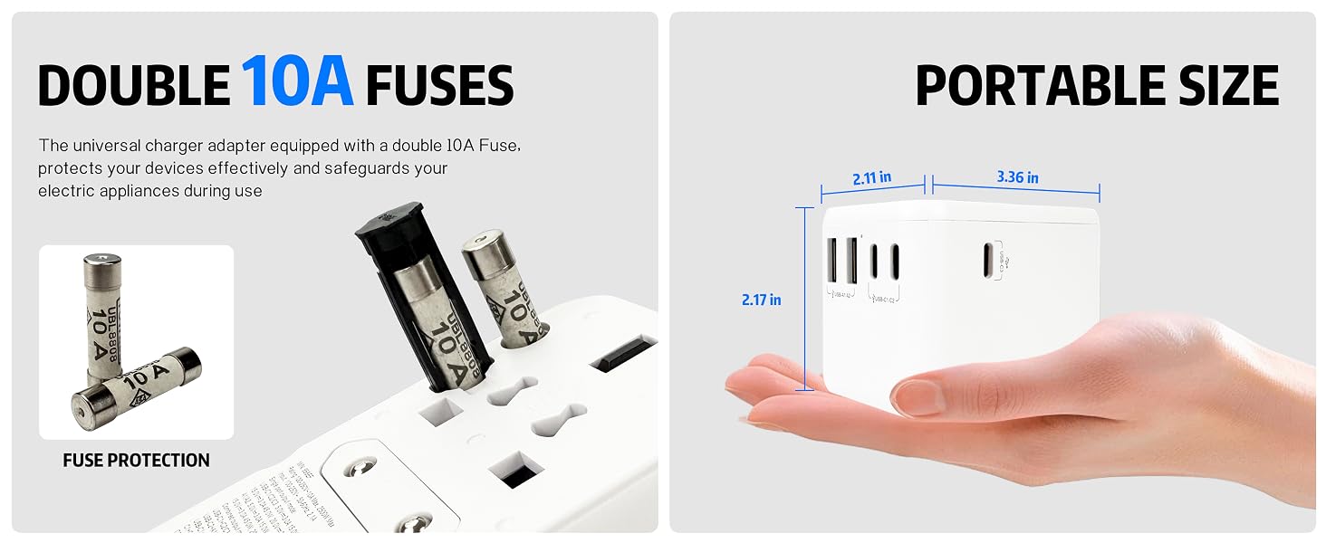 USB C Universal Plug Adapter